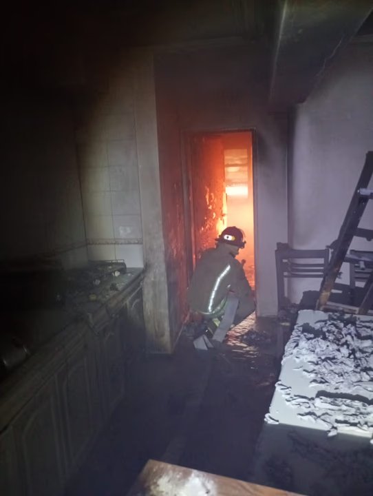 Explosión con desenlace fatal.La trágica