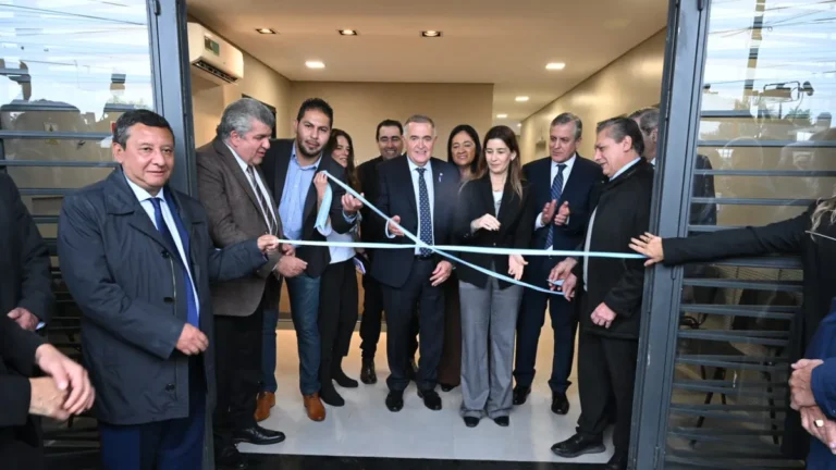 Jaldo inauguró la ampliación del Juzgado de Paz de Acheral
