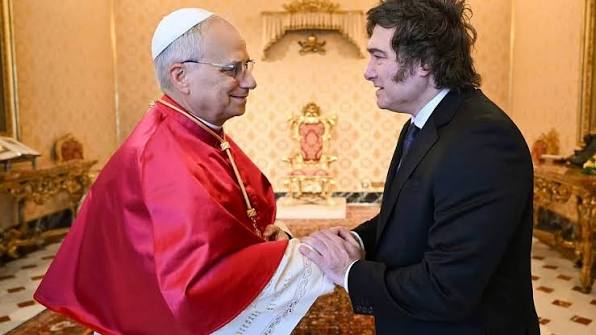 “Entusiasmo y preocupación” en la Casa Rosada por la visita del Papa León XIV
